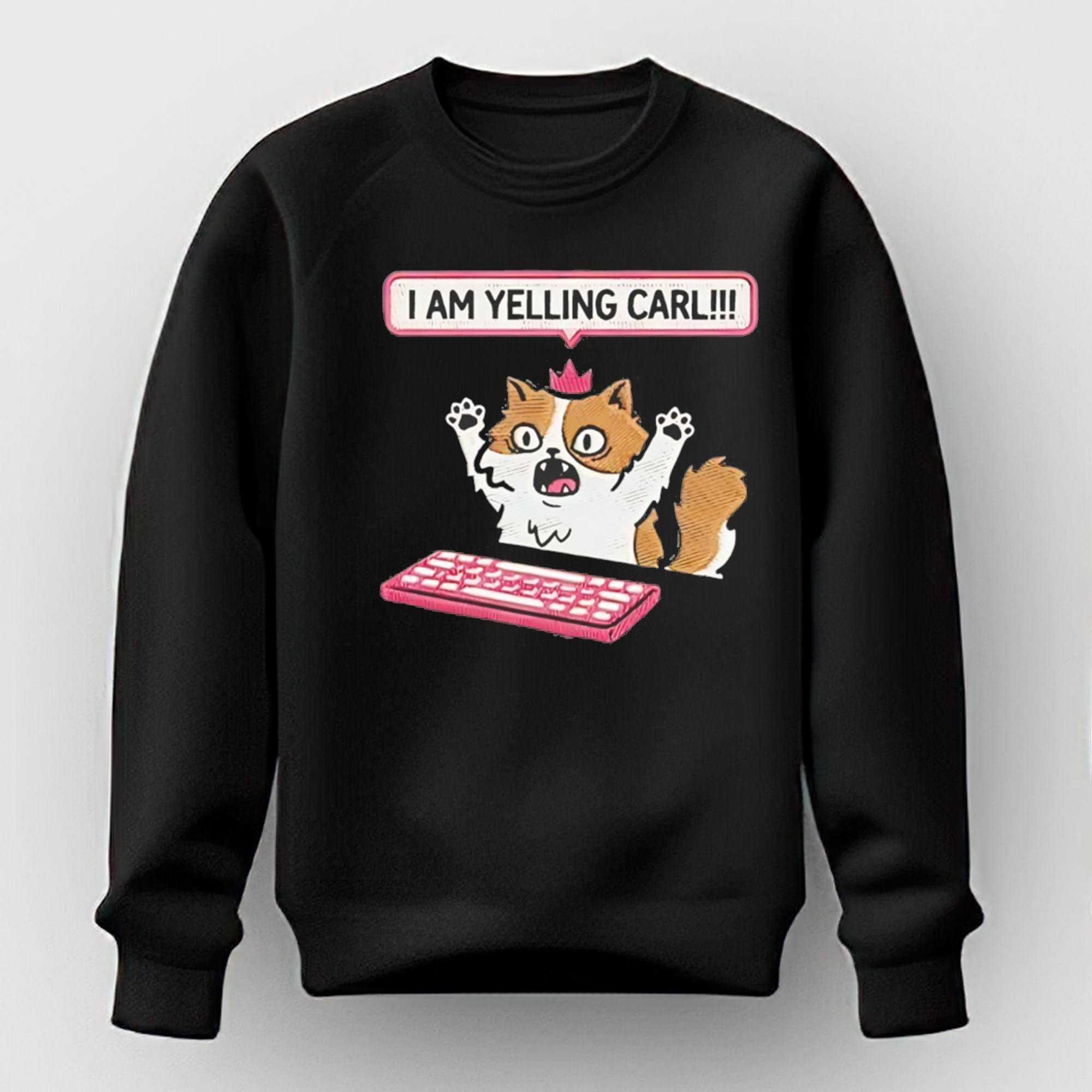 Cat Princess Donut I Am Yelling Carl Tee Cat Princess Donut I Am Yelling Carl Tee