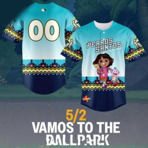 Charleston RiverDogs Los Perros Santos Weekend 2026 Baseball Jersey 2.jpg