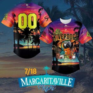 Charleston RiverDogs Margaritaville Night 2026 Custom Baseball Jersey 1.jpg