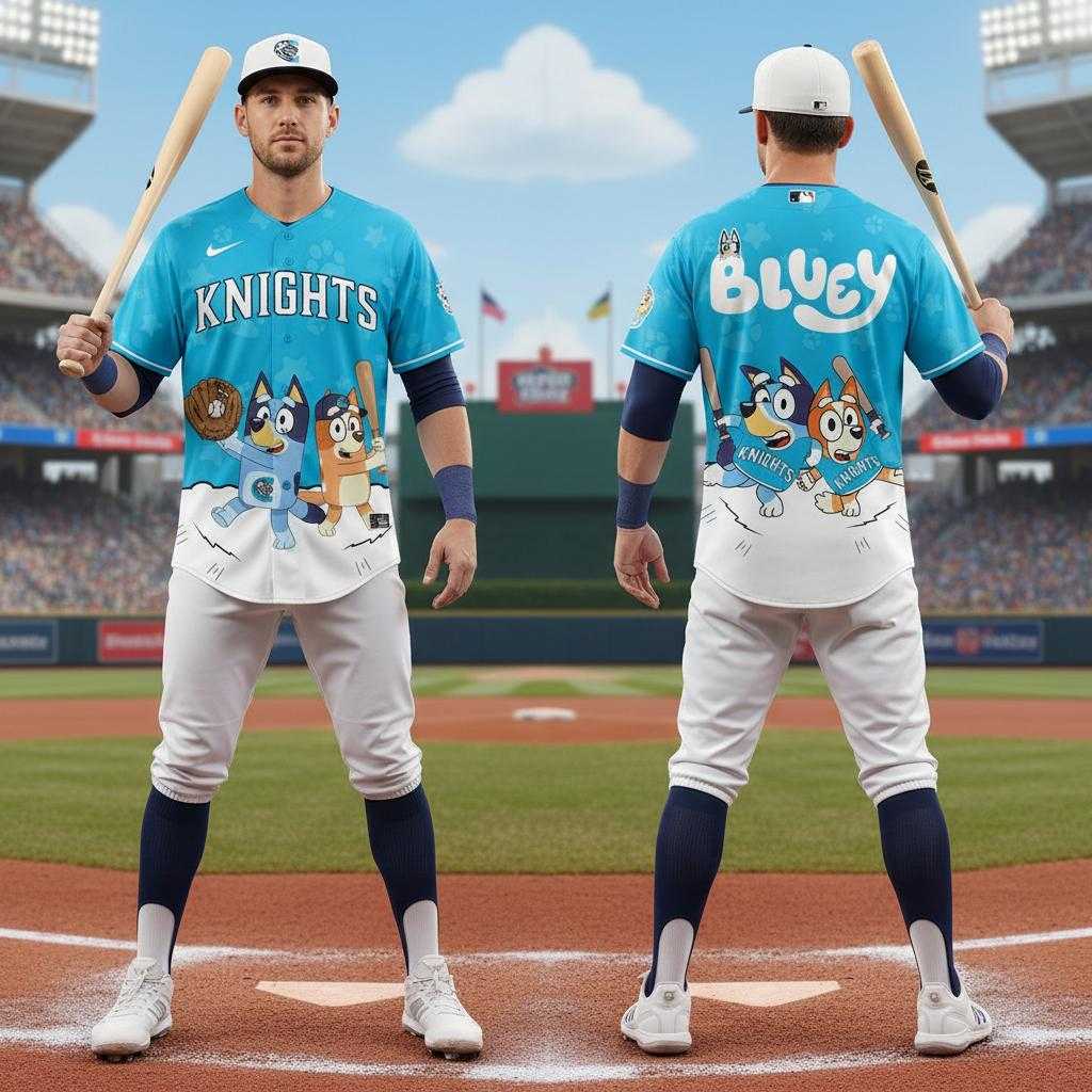 Buffalo Bisons Bluey Night Limited Baseball Jersey Buffalo Bisons Bluey Night Limited Baseball Jersey