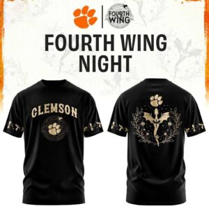 Clemson Tigers Fourth Night 2026 NCAA Football Black Hoodie Tee 6 1.jpg