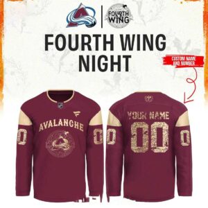 Colorado Avalanche Fourth Wings Night In Red Hockey Jersey 2026 1.jpg