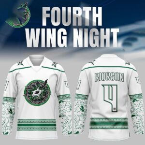 Dallas Stars Fourth Wings Night All White 2026 Hockey Jersey 1.jpg