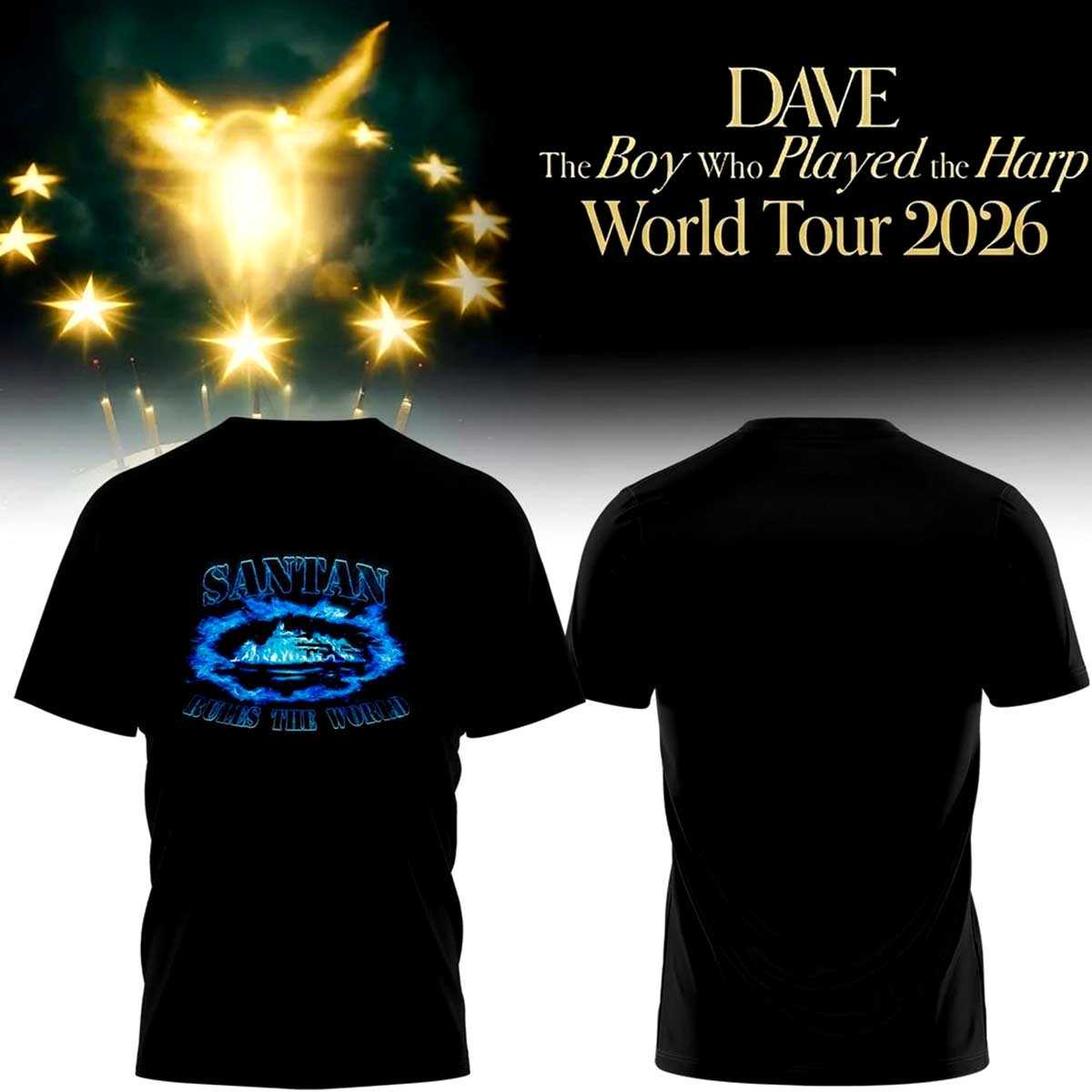 Dave The Boy Who Played the Harp Tour 2026 Limited Edition Hoodie Dave The Boy Who Played the Harp Tour 2026 Limited Edition Hoodie