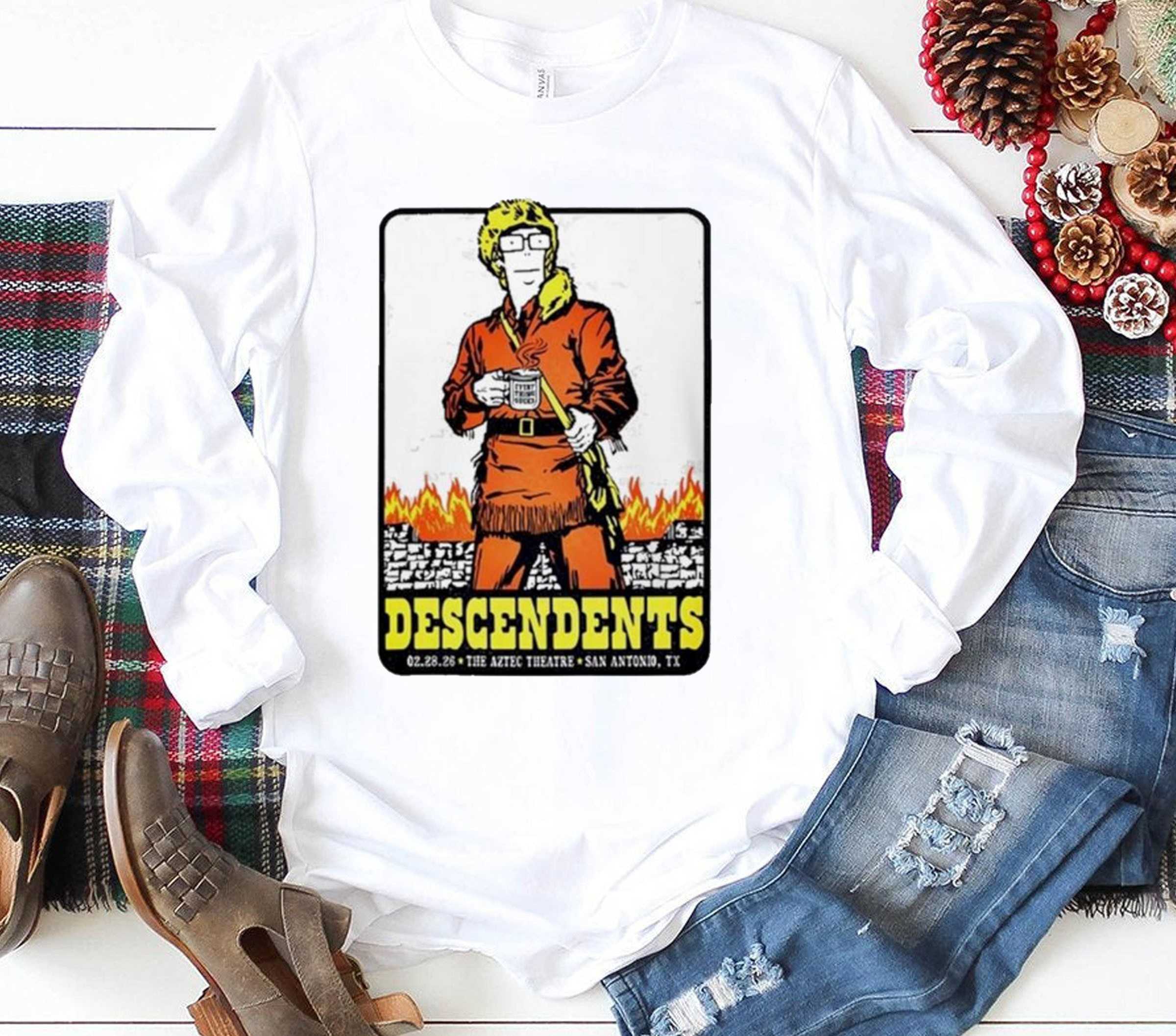 Descendents Feb 28 2026 Aztec Theatre In San Antonio Tx Shirt