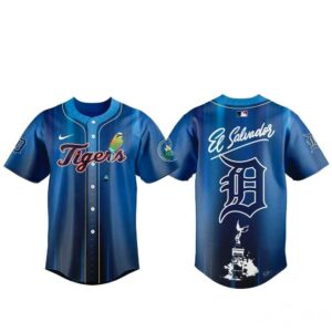 Detroit Tigers Salvadoran Heritage Day 2026 Baseball Jersey 2 1.jpg