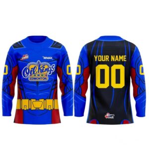 Edmonton Oil Kings Superhero Day 2026 Hockey Jersey 2 1.jpg