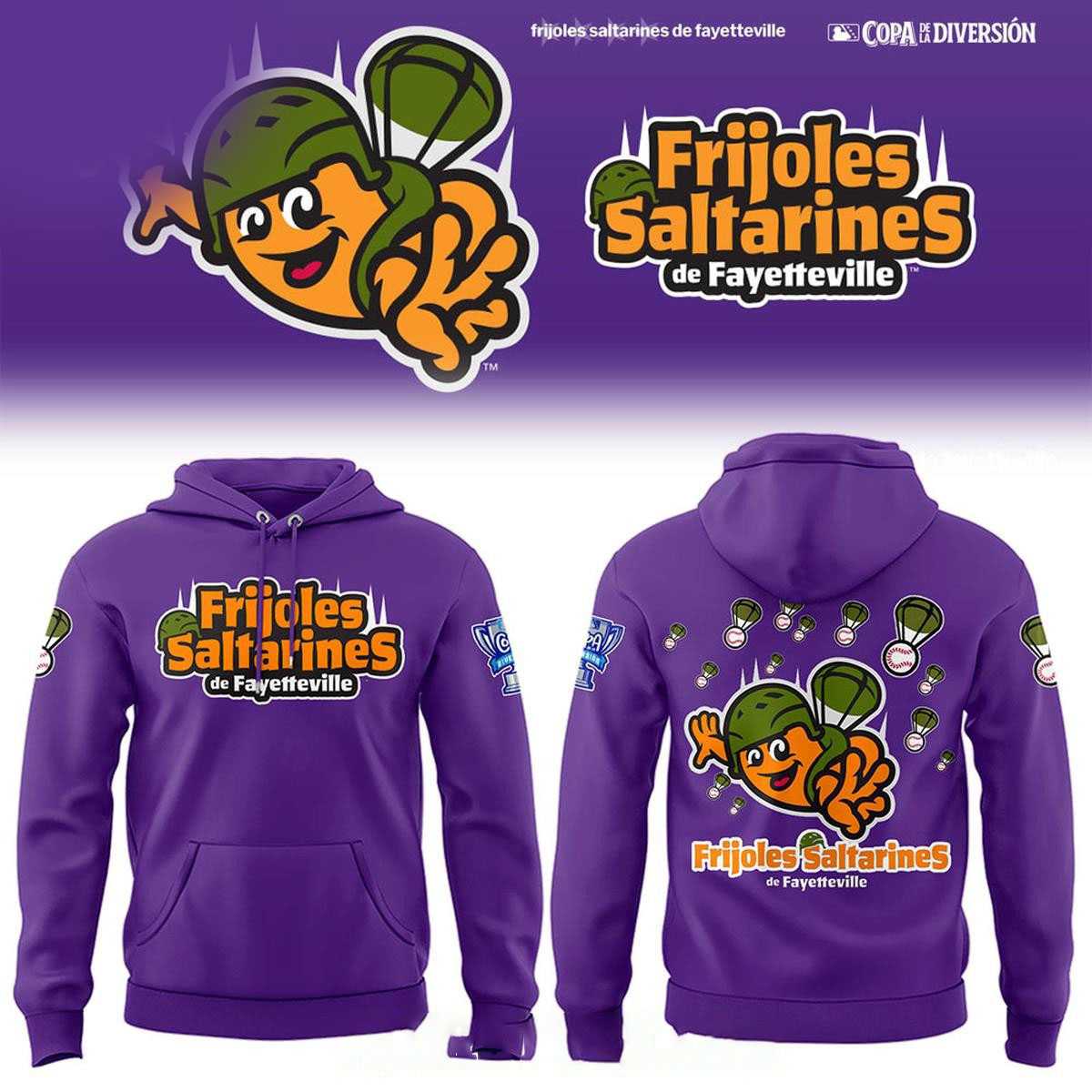Fayetteville Woodpeckers Frijoles Saltarines de Fayetteville 2026 Hoodie Fayetteville Woodpeckers Frijoles Saltarines de Fayetteville 2026 Hoodie