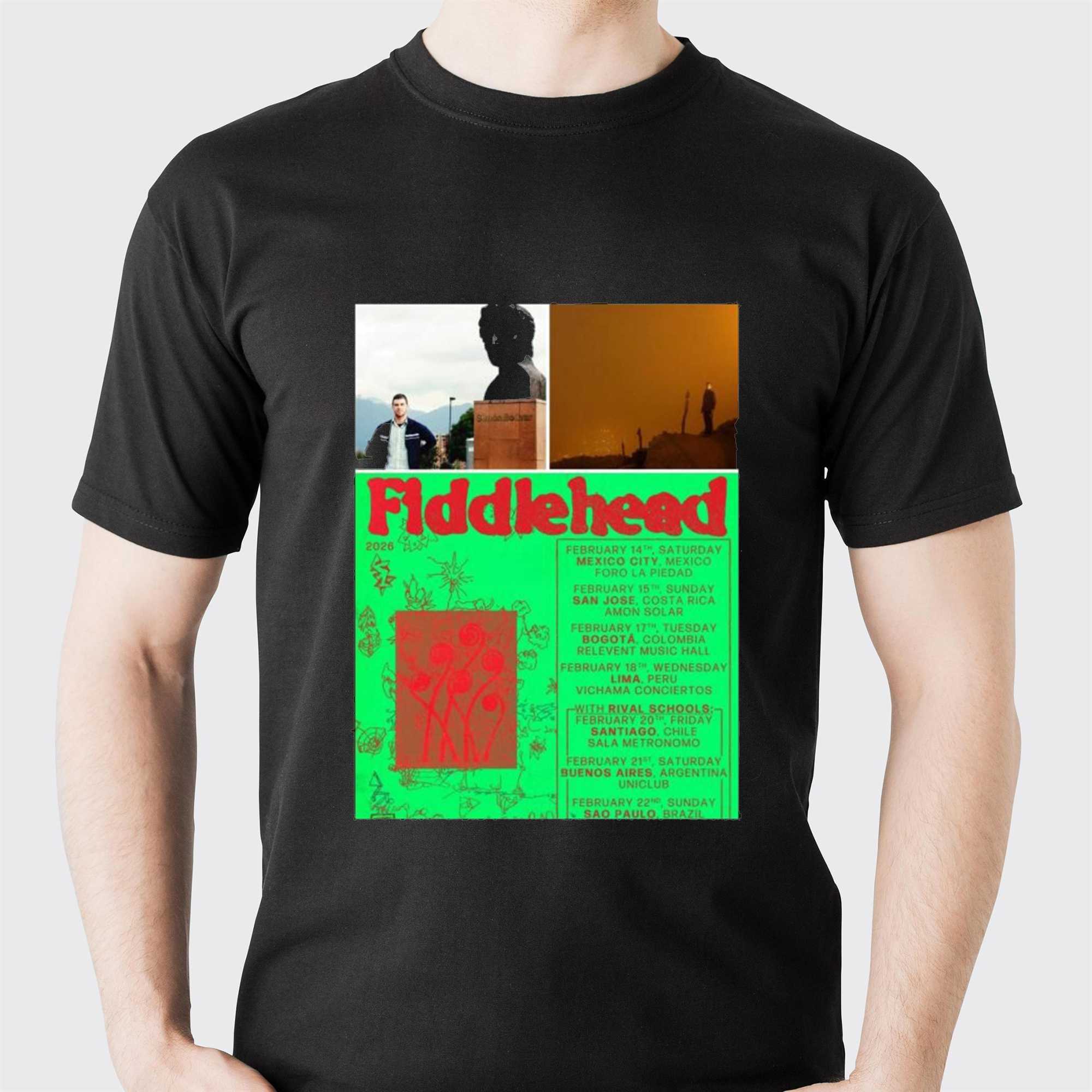 Fiddlehead February 2026 Shows Poster Shirt Fiddlehead February 2026 Shows Poster Shirt