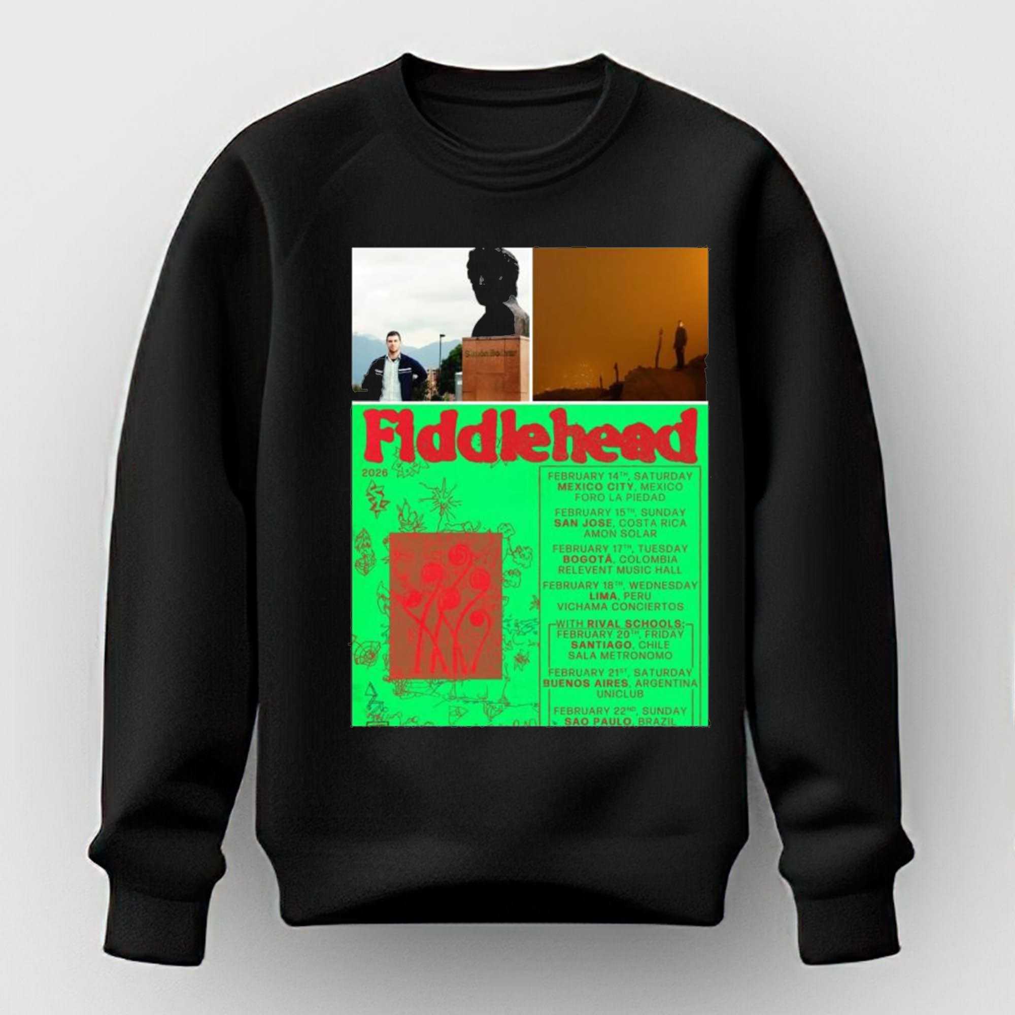 Fiddlehead February 2026 Shows Poster Shirt Fiddlehead February 2026 Shows Poster Shirt