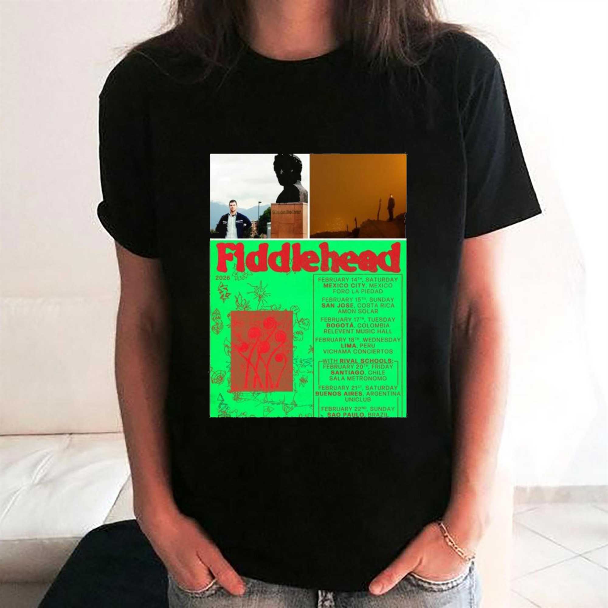 Fiddlehead February 2026 Shows Poster Shirt Fiddlehead February 2026 Shows Poster Shirt