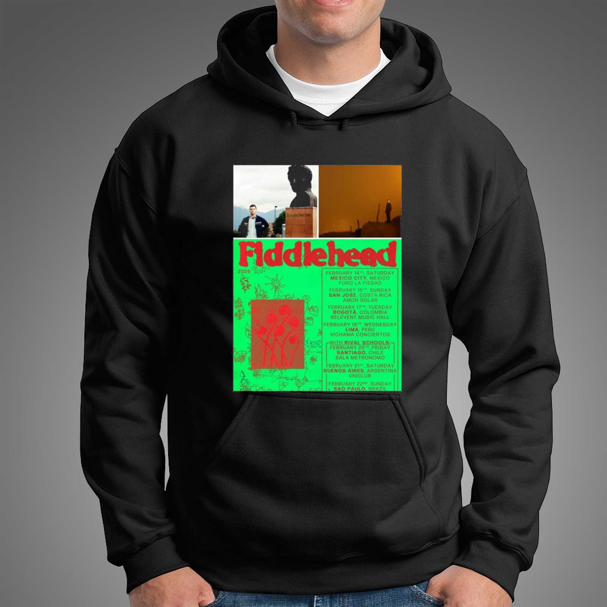 Fiddlehead February 2026 Shows Poster Shirt Fiddlehead February 2026 Shows Poster Shirt