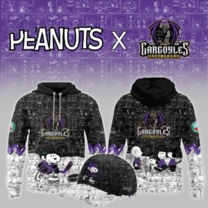 Greensboro Gargoyles Peanuts Night 2026 Celebrating Hoodie 1 1.jpg