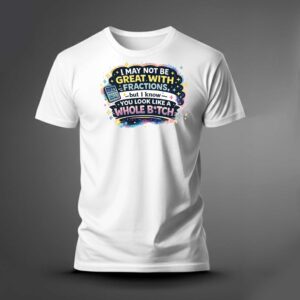 I May Not Be Great With Fractions But I Know You Look Like A Whole Tee