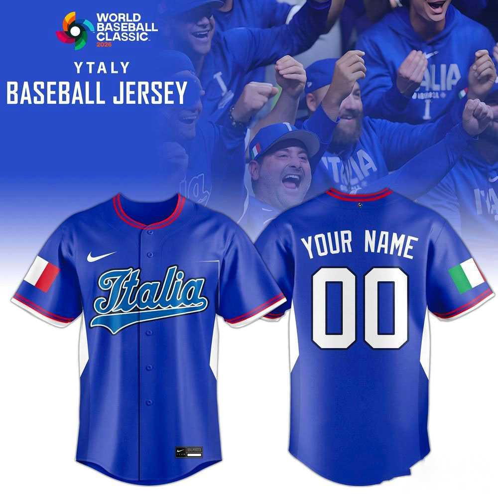 Italy World Baseball Classic 2026 White Jersey Italy World Baseball Classic 2026 White Jersey