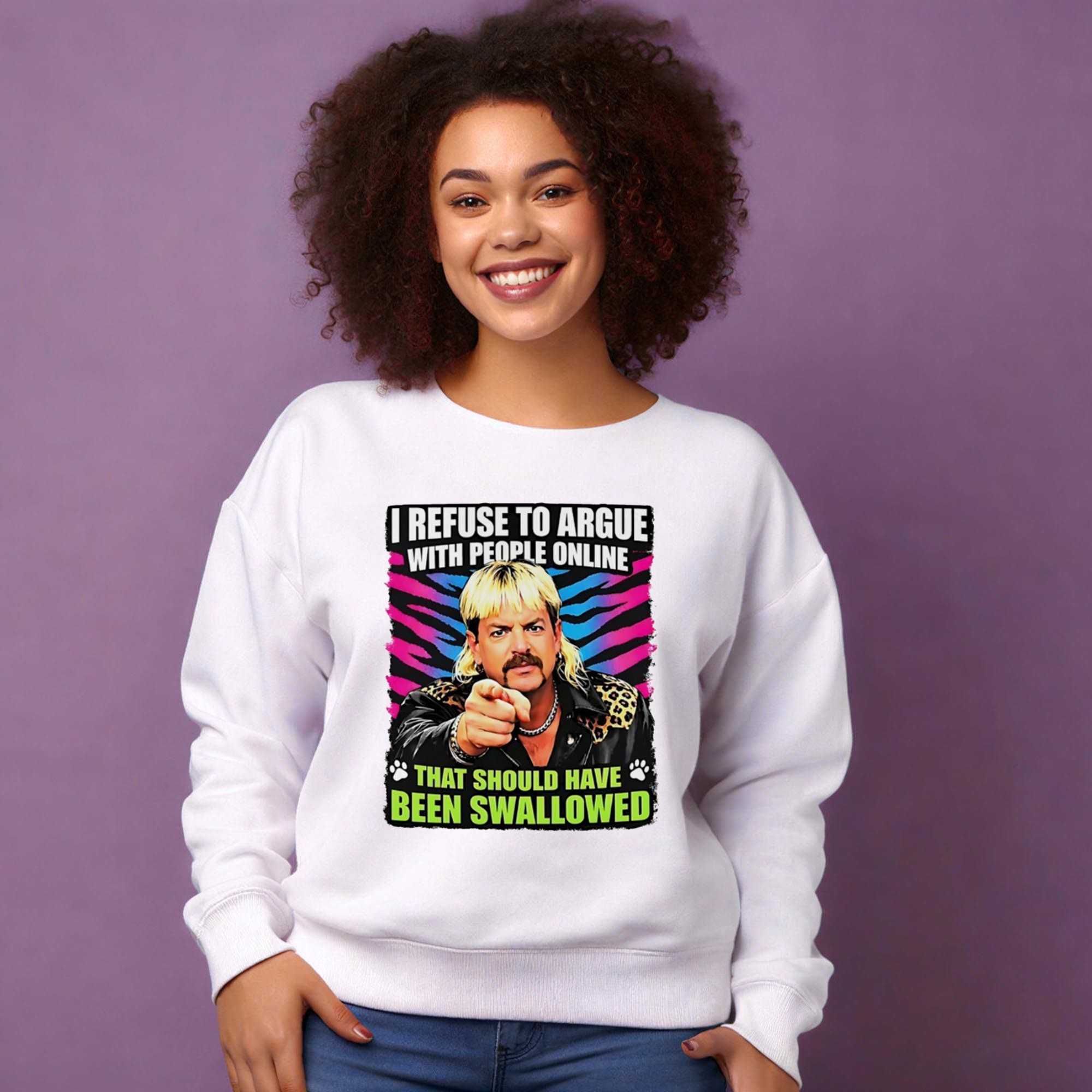 Joe Exotic I Refuse To Argue With People Online T-Shirt