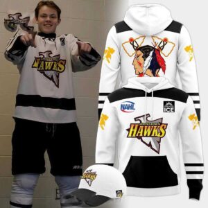 Johnstown Tomahawks 2026 Hockey Heritage Chiefs Night Hoodie T Shirt 1