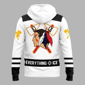 Johnstown Tomahawks 2026 Hockey Heritage Chiefs Night Hoodie T Shirt 3
