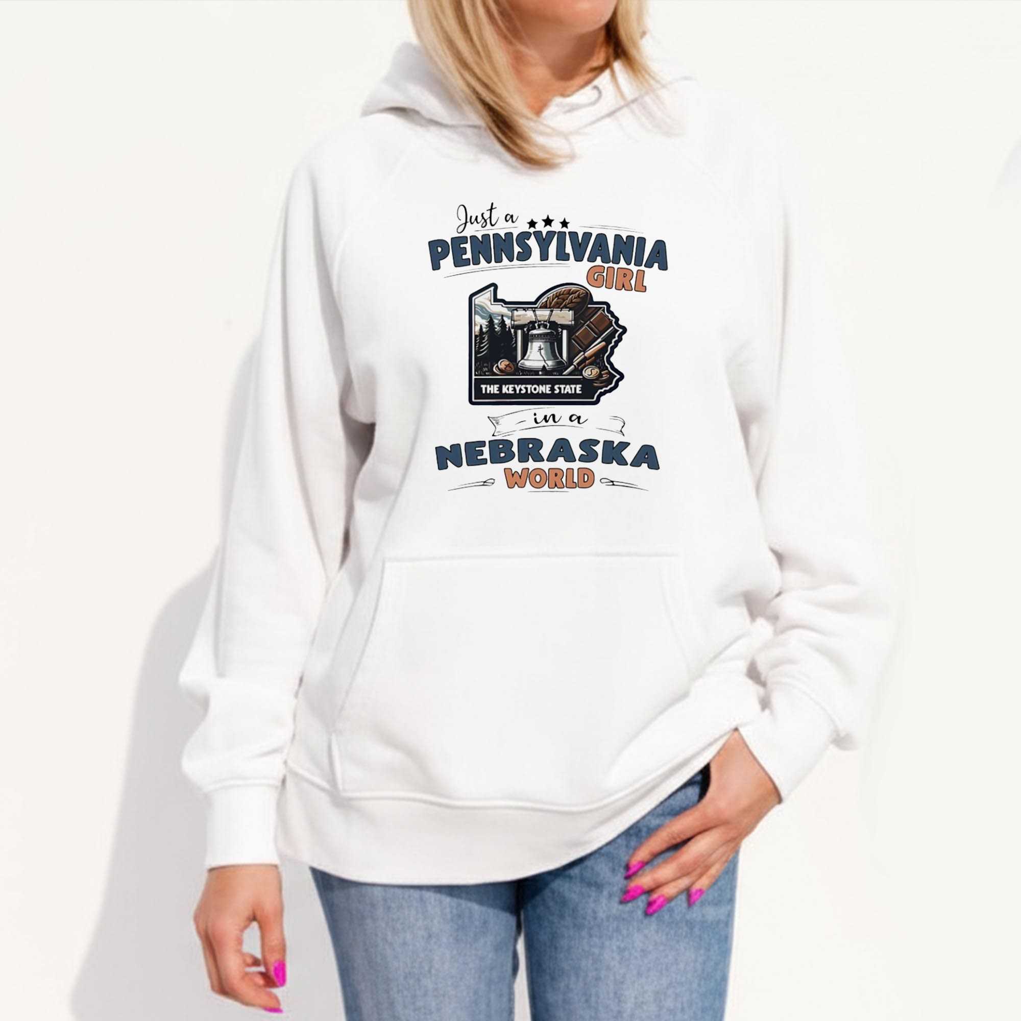 Just a Pennsylvania girl in a Nebraska world T-Shirt