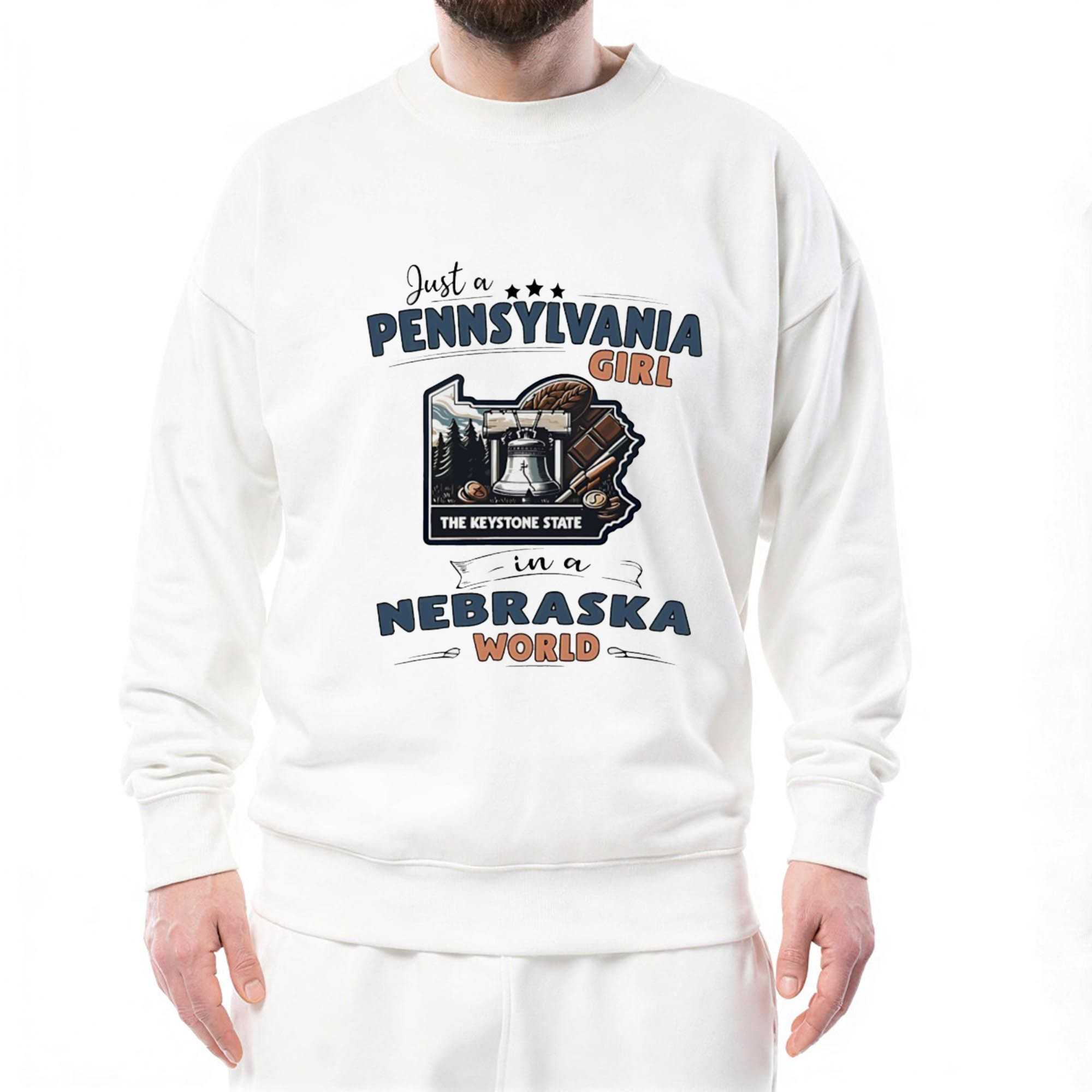 Just a Pennsylvania girl in a Nebraska world T-Shirt