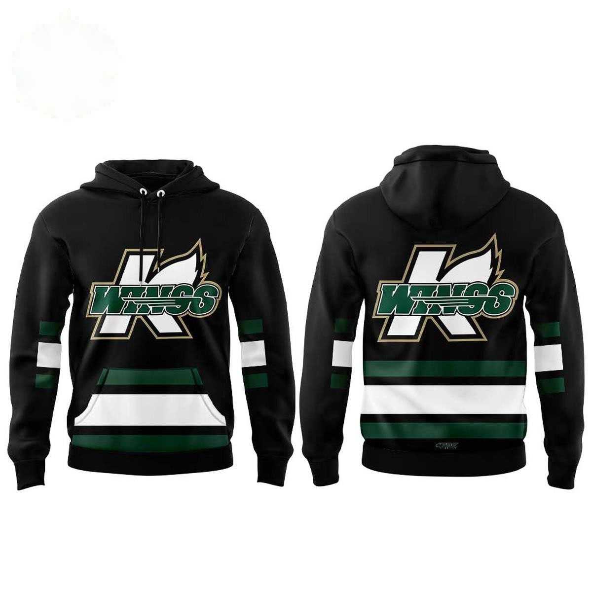 Kalamazoo Wings American Retro 2026 Night Hoodie Tee Kalamazoo Wings American Retro 2026 Night Hoodie Tee