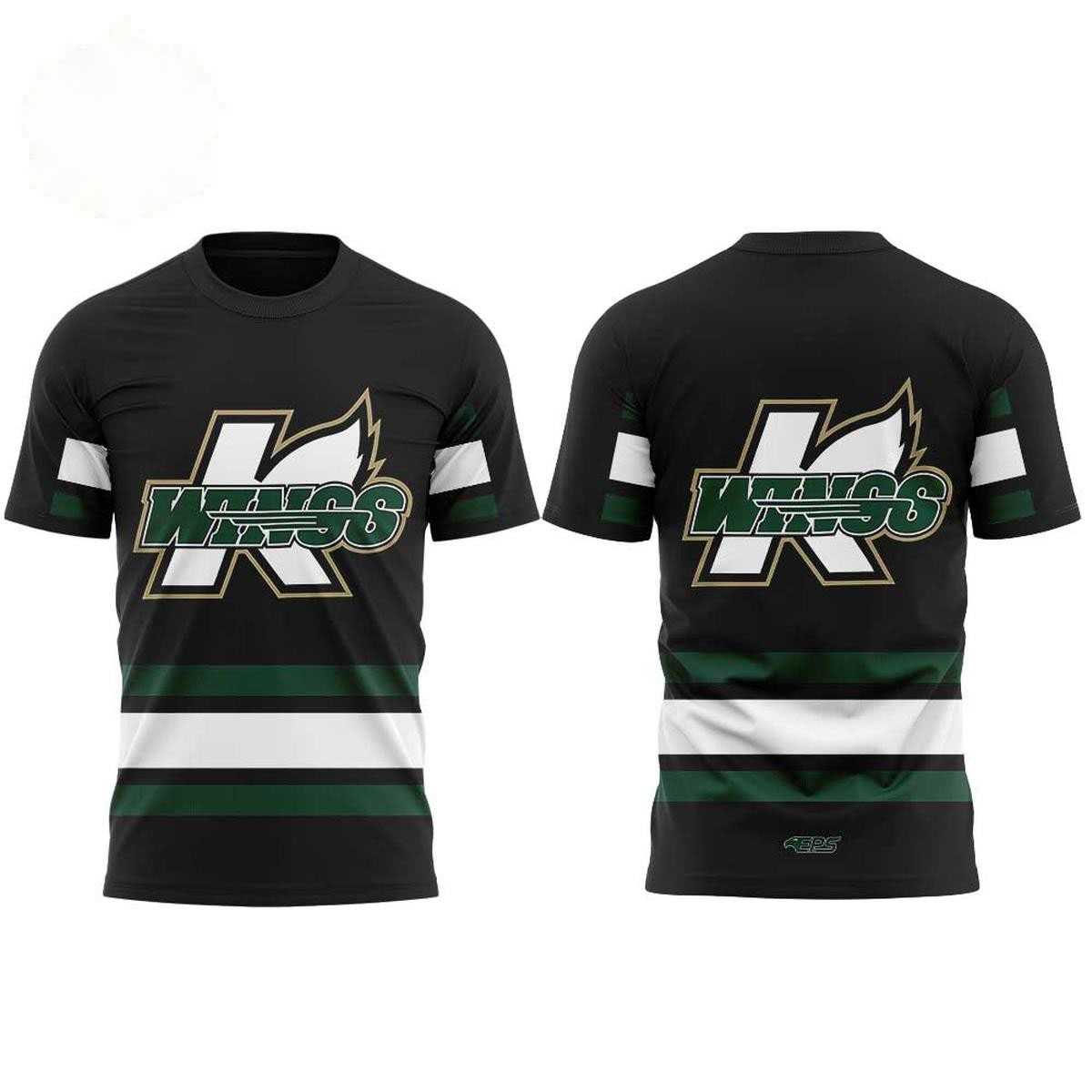 Kalamazoo Wings American Retro 2026 Night Hoodie Tee Kalamazoo Wings American Retro 2026 Night Hoodie Tee