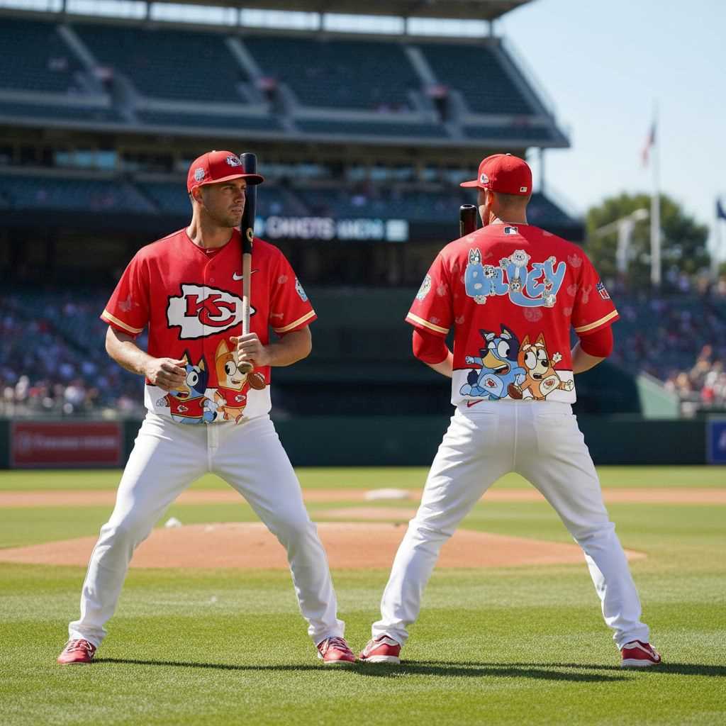 Los Angeles Chargers Bluey Night Baseball Jersey