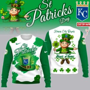Kansas City Royals St Patrick’s Day 2026 Edition Hoodie 3