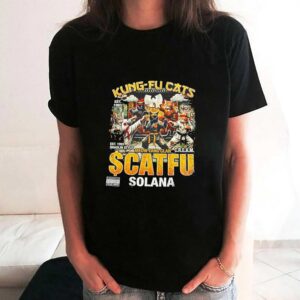 Kung Fu Cats Meow Tang Clan Scatfu Solana Tee 3