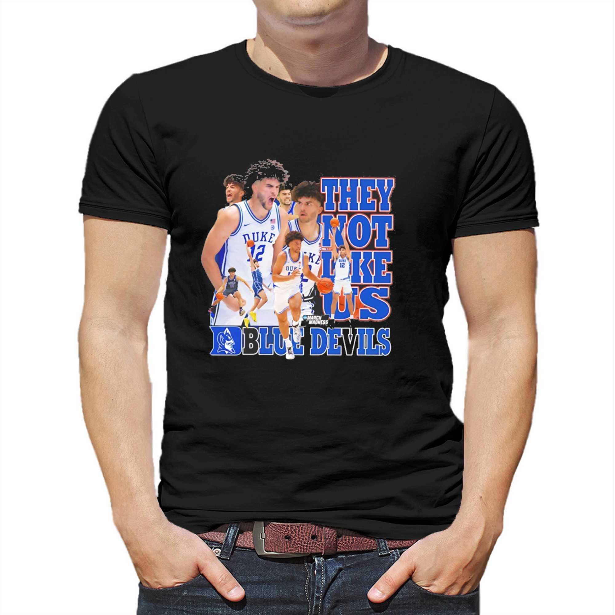 Kyle Filipowski Duke Blue Devils They Not Like Us Tee