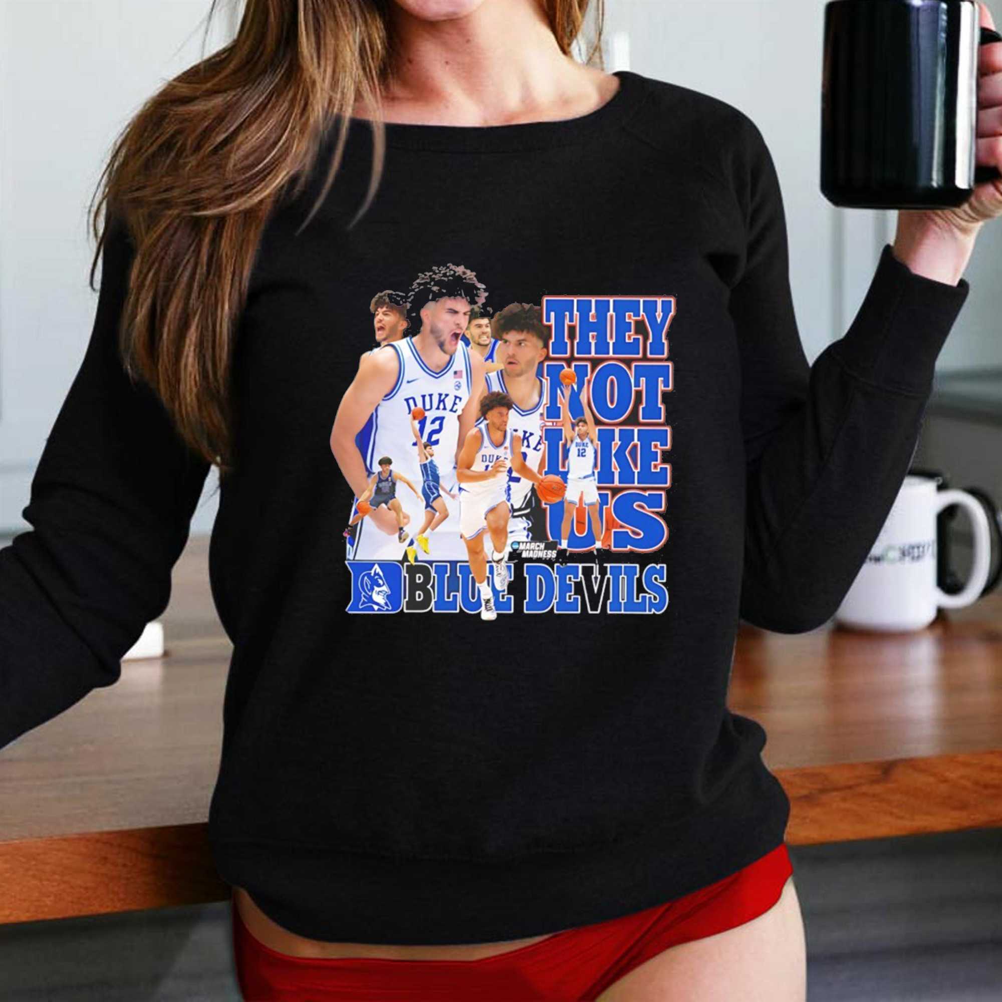 Kyle Filipowski Duke Blue Devils They Not Like Us Tee