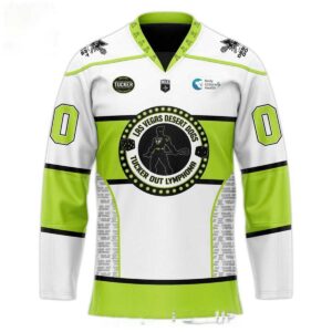 Las Vegas Desert Dogs Tucker Out Night 2026 Custom Hockey Jersey 2