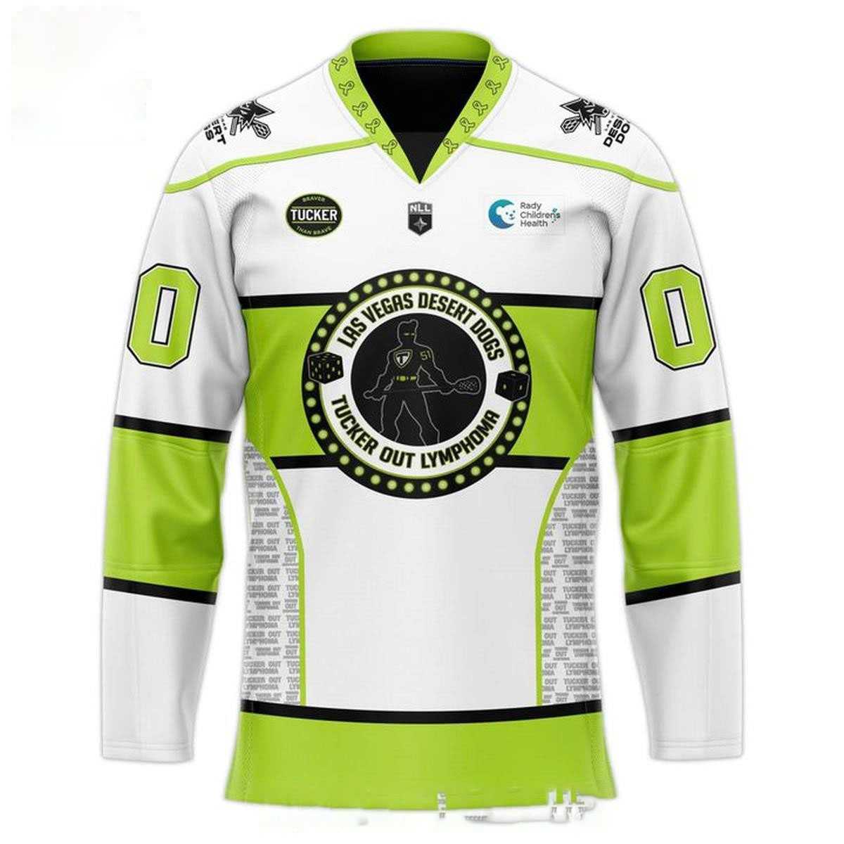 Las Vegas Desert Dogs Tucker Out Night 2026 Custom Hockey Jersey Las Vegas Desert Dogs Tucker Out Night 2026 Custom Hockey Jersey