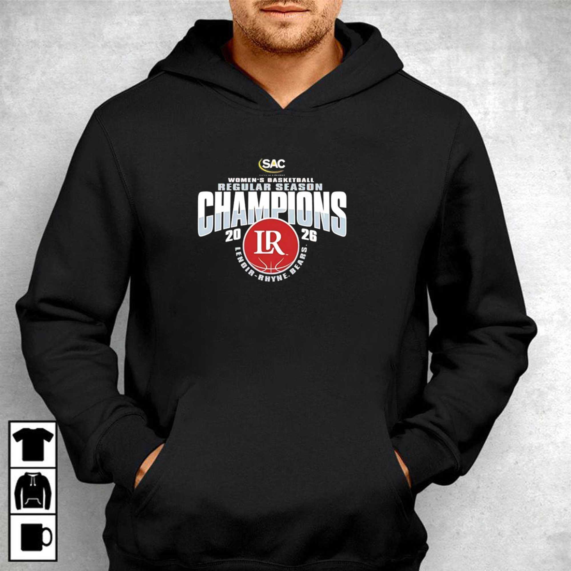 Lenoir Rhyne Bears Womens Basketball Regular Season Champions 2026 Tee Lenoir Rhyne Bears Womens Basketball Regular Season Champions 2026 Tee