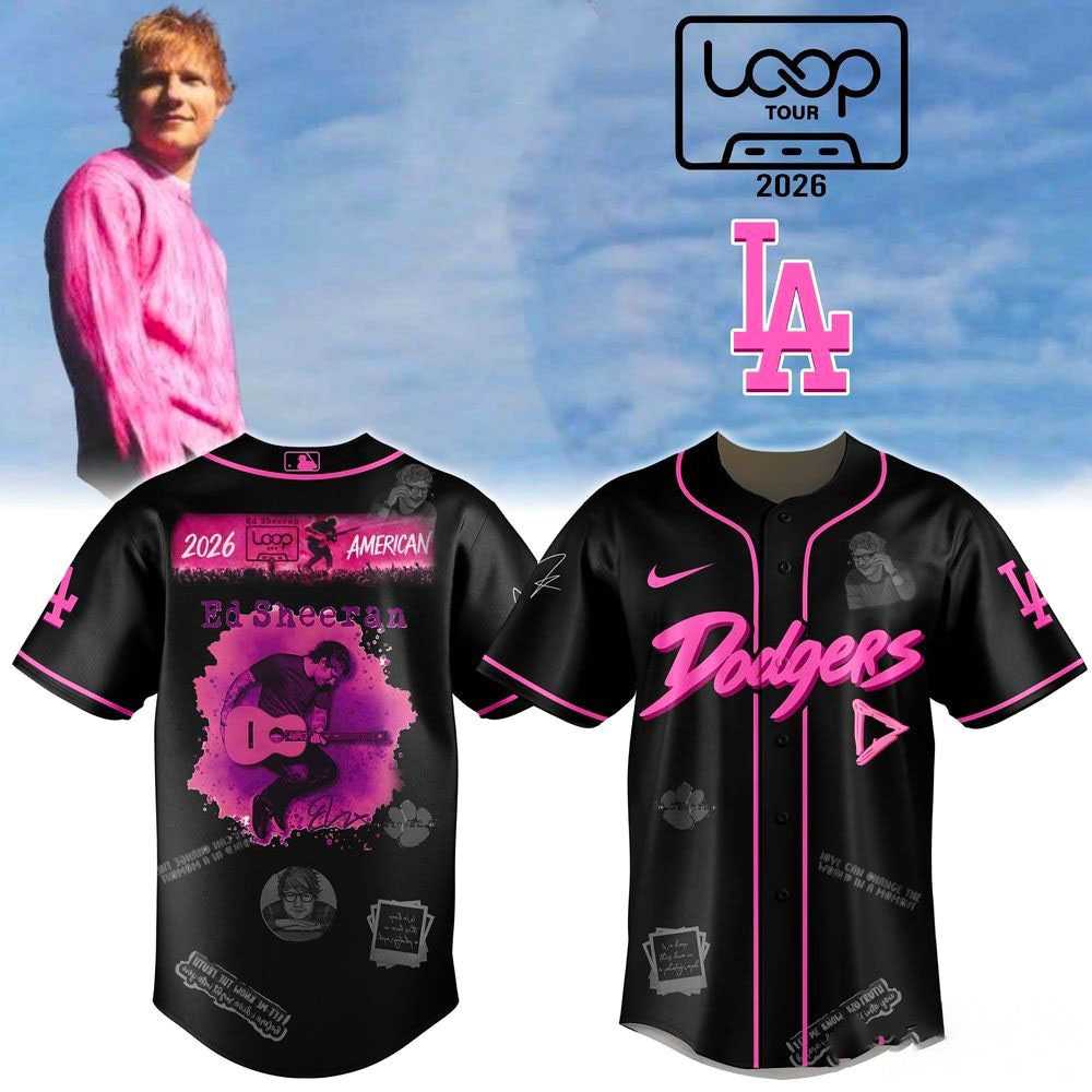 Loop Tour 2026 Ed Sheeran Seattle Mariners Baseball Jersey