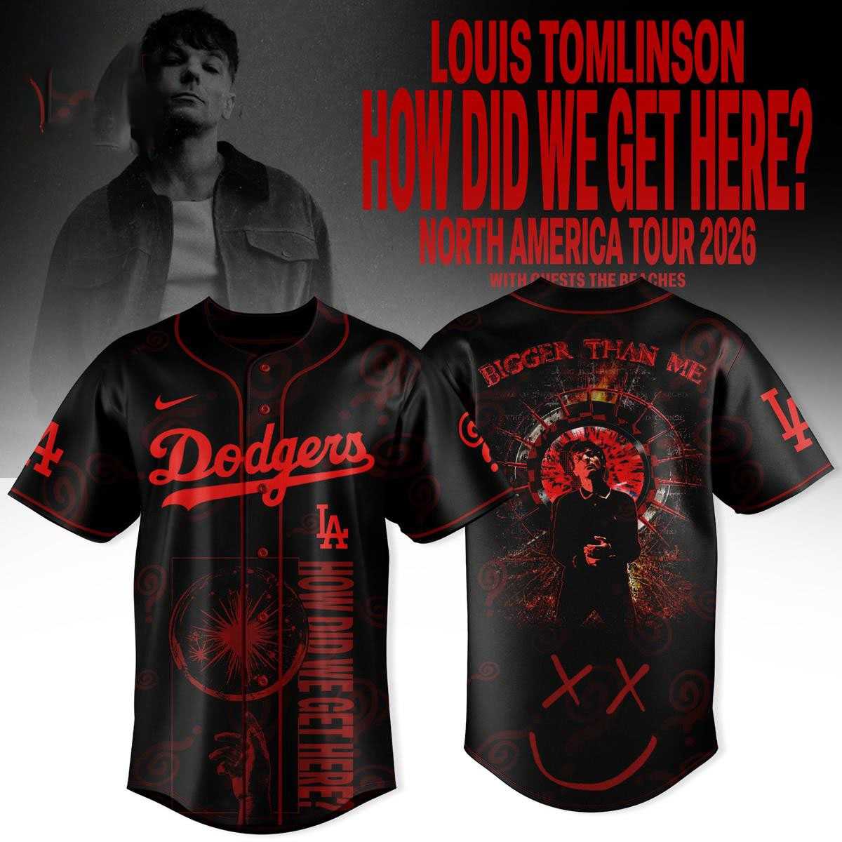 Minnesota Twins Louis Tomlinson 2026 North America Tour Baseball Jersey