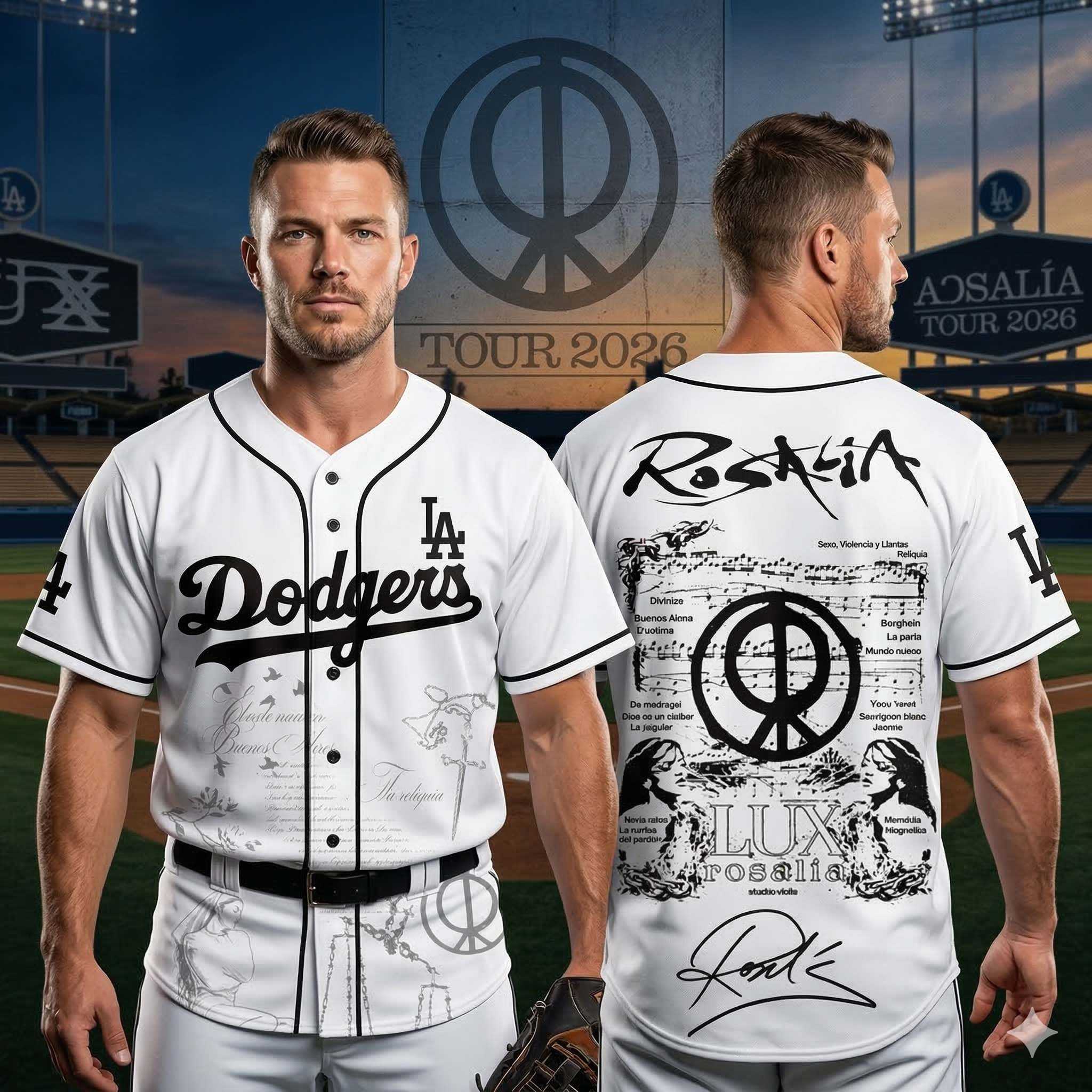 Los Angeles Dodgers Metallica Special Edition Jersey