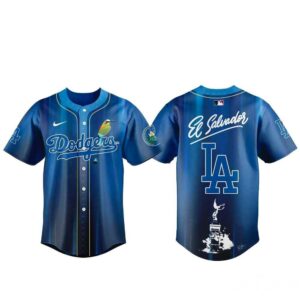 Los Angeles Dodgers Salvadoran Heritage Day 2026 Baseball Jersey 2 1.jpg