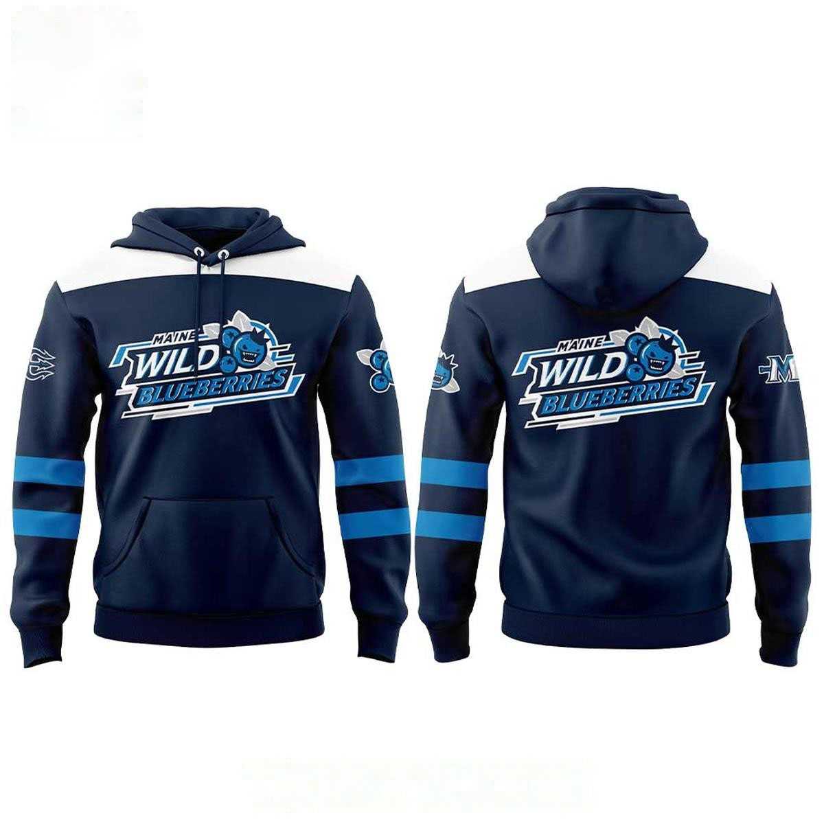 Maine Mariners Maine Wild Blueberries 2026 Identity Hoodie T- Shirt Maine Mariners Maine Wild Blueberries 2026 Identity Hoodie T- Shirt