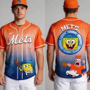 Mets SpongeBob SquarePants MLB All Teams Home Run Baseball Jersey 6 1.jpg