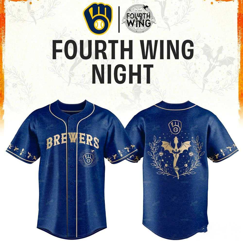 Milwaukee Brewers Fouth Wings 2026 Night Baseball Jersey