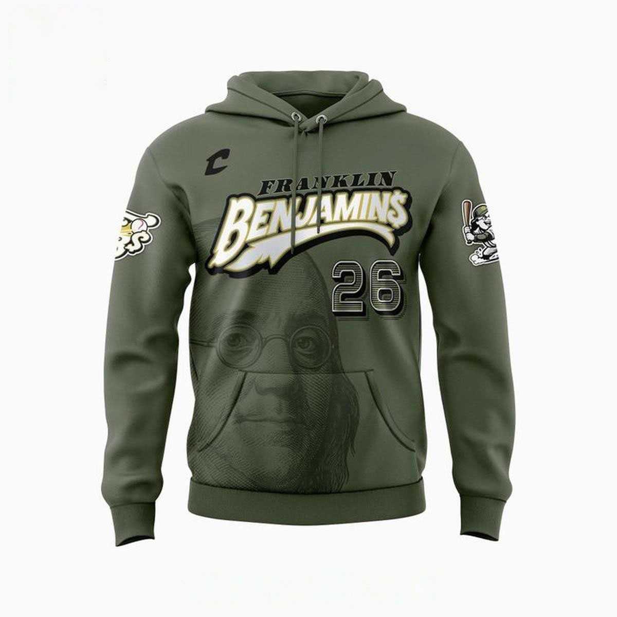 Milwaukee Milkmen Franklin Benjamins 2026 Tribute Night Hoodie Tee Milwaukee Milkmen Franklin Benjamins 2026 Tribute Night Hoodie Tee