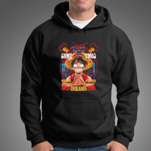 Monkey D Luffy One Piece Never Give Up On Your Dreams Tee 4
