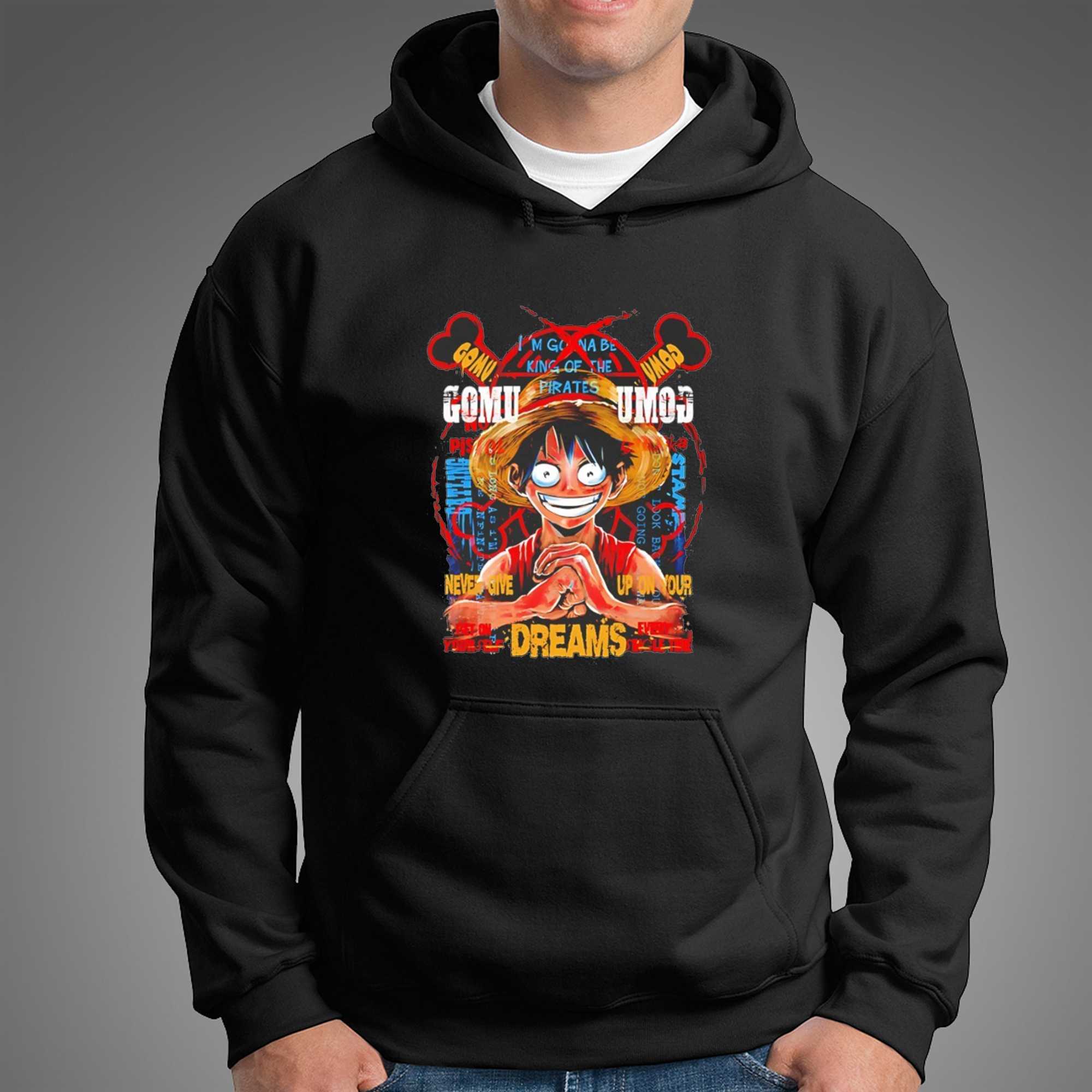 Monkey D Luffy One Piece Never Give Up On Your Dreams Tee