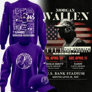 Morgan Wallen Minnesota Vikings T Shirt 2