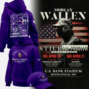 Morgan Wallen Minnesota Vikings T Shirt 3