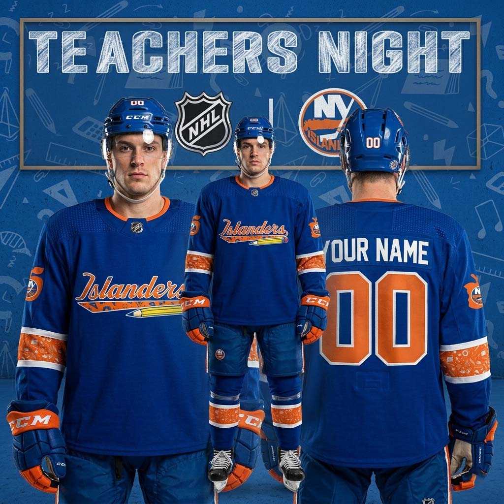 New York Rangers Teacher Appreciation 2026 Night Hockey Jersey