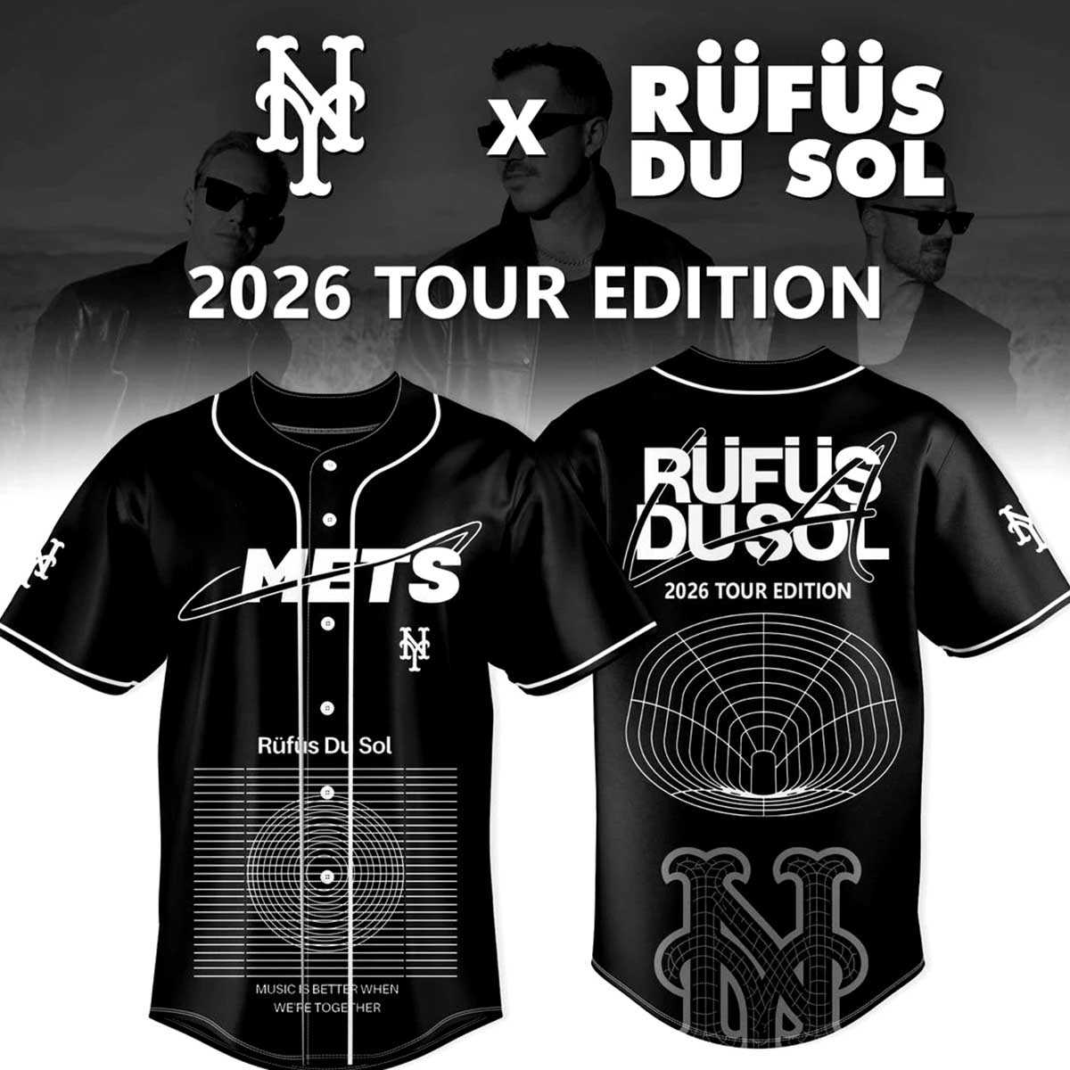 New York Rangers Rufus Du Sol 2026 Tour Of South America Baseball Jersey New York Rangers Rufus Du Sol 2026 Tour Of South America Baseball Jersey