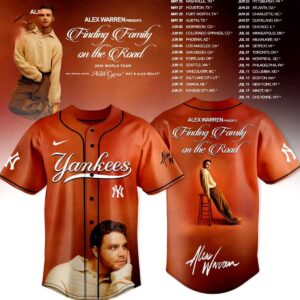 New York Yankees Alex Warren Finding Family on the Road Tour 2026 Baseball Jersey 1.jpg
