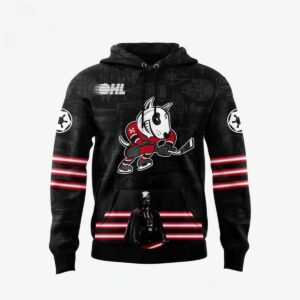 Niagara Ice Dogs Star Wars Night 2026 Dark Side Hoodie T Shirt 2